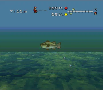 Bass Masters Classic - Pro Edition (USA) screen shot game playing